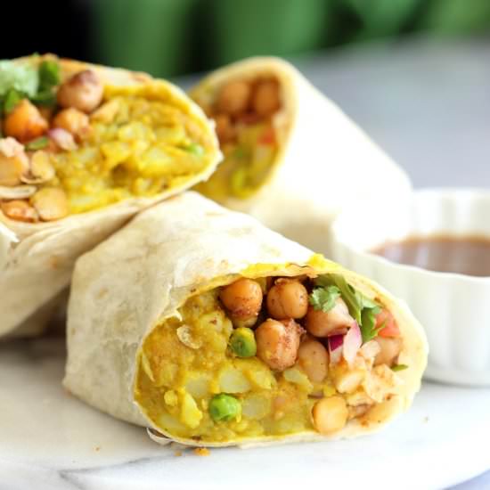 Samosa Wraps - Recipe photo by richa