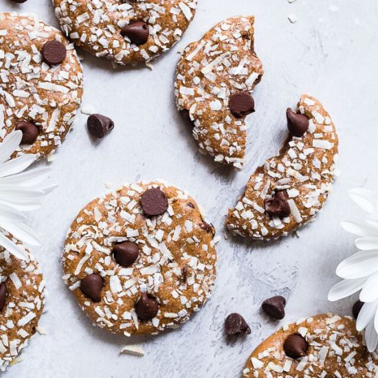 Coconut Almond Protein Cookies - Recipe photo by foodfaithfitness