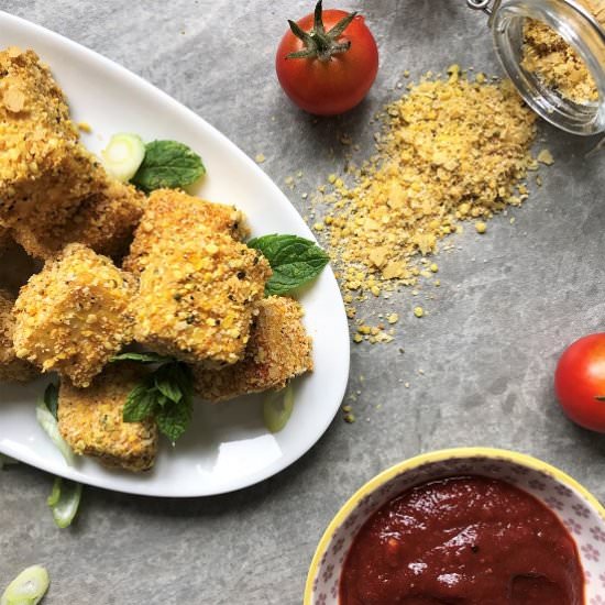 Vegan Tofu Nuggets - Recipe photo by Nourishing Amy