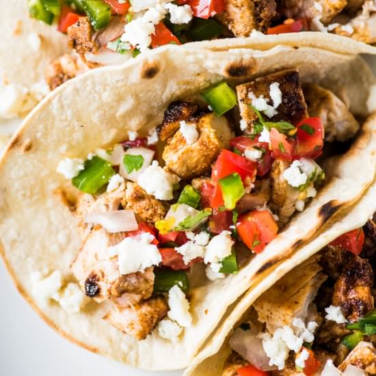 The BEST Easy Chicken Tacos - Recipe photo by isabeleats