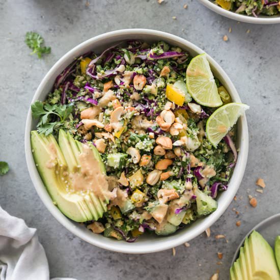 Crunchy Thai Cashew Salad - Recipe photo by Spices in my DNA
