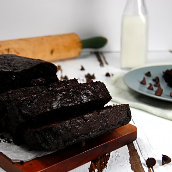 Chocolate Chocolate Zucchini Bread - Recipe photo by Bluespoonbakery
