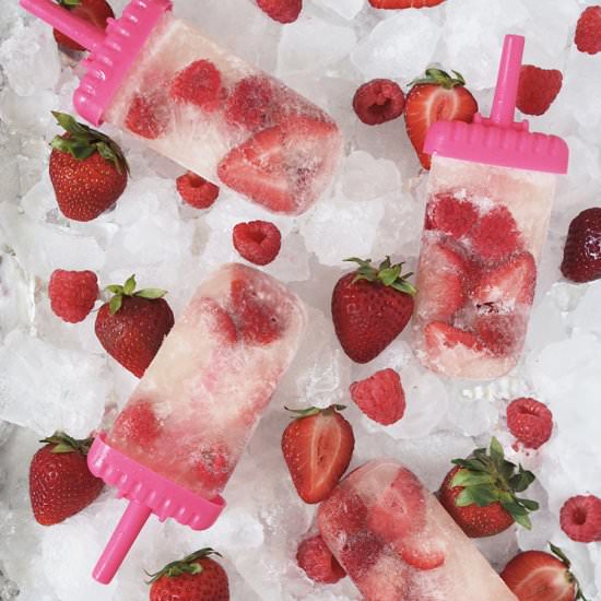 Champagne Popsicle Recipe - Recipe photo by Kasie Chelanne