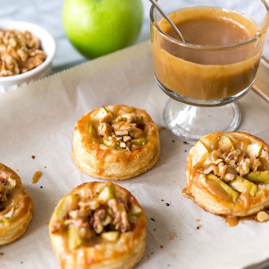 Apple Walnut Galettes - Recipe photo by Pizzazzerie