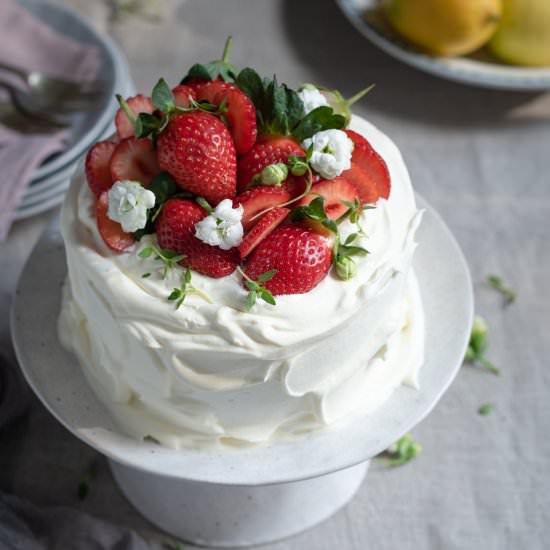 Lemon curd cream cake - Recipe photo by Bibbyskitchenat36