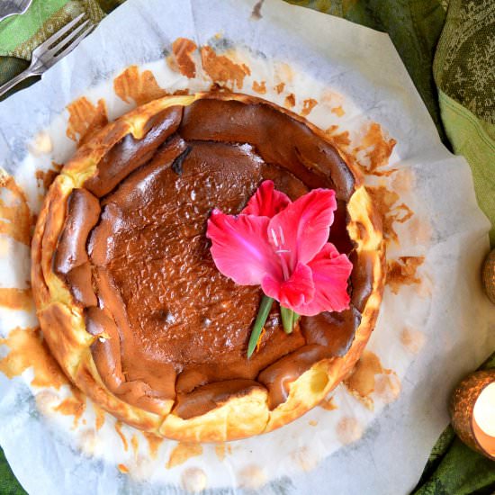San Sebastian Cheesecake - Recipe photo by thisishowicook