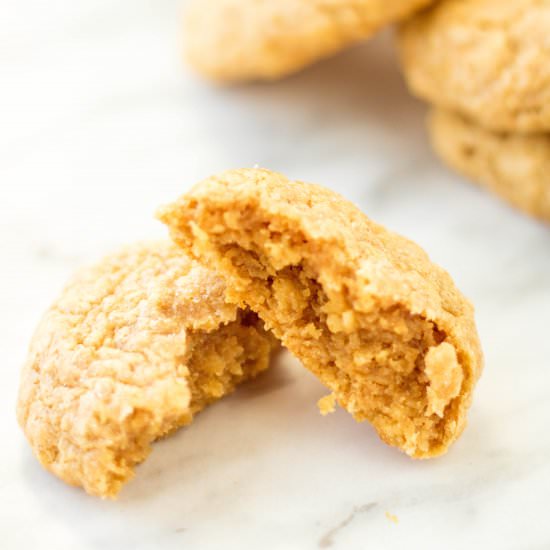 3 Ingredient Peanut Butter Cookies - Recipe photo by pipercooks