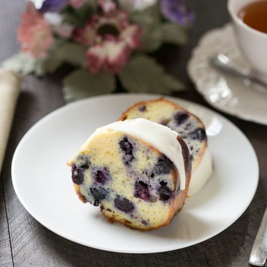 Lemon Blueberry Pound Cake - Recipe photo by littlebitrecipes