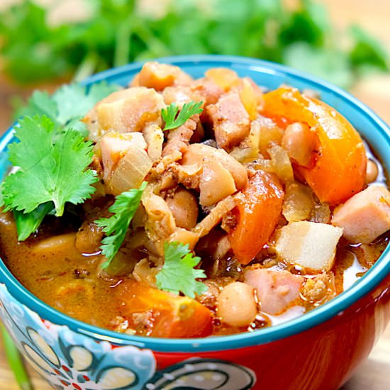Charro Beans - Recipe photo by SipsNibblesBites