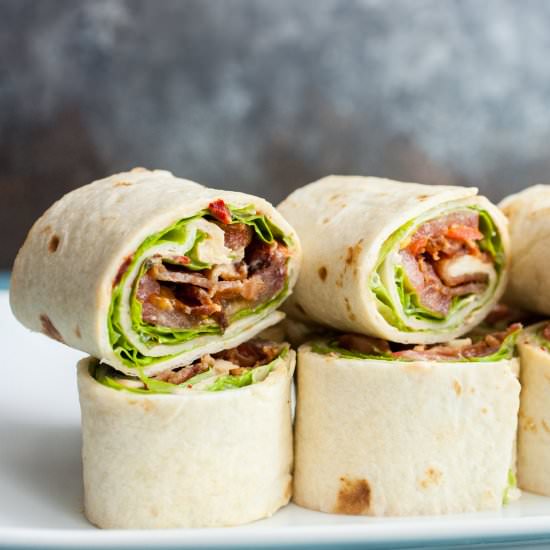 Chipotle Ranch BLT Pinwheels - Recipe photo by Macheesmo