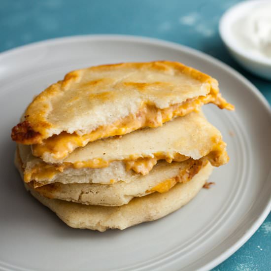 Bean and Cheese Pupusas - Recipe photo by Macheesmo