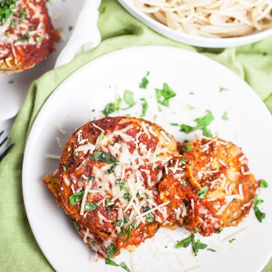 Easy Baked Eggplant Parmesan - Recipe photo by therusticfoodie
