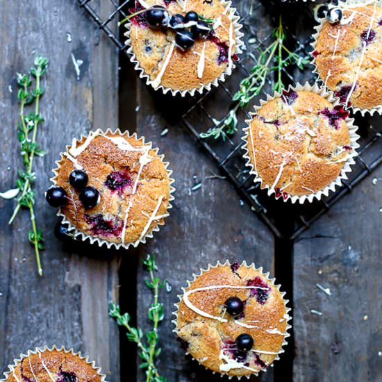 Blackcurrant White Chocolate Muffin - Recipe photo by fromthelarder