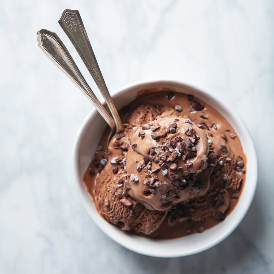 Naked Chocolate Ice Cream - Recipe photo by PicklesNHoney