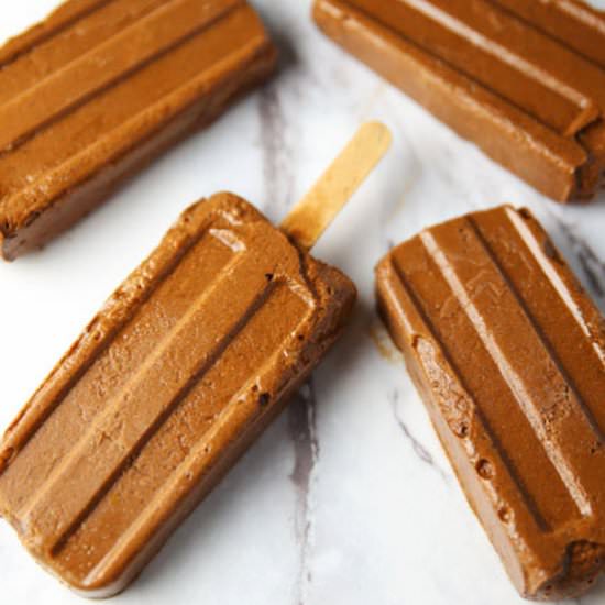 Healthy Chocolate Popsicles - Recipe photo by Tastefulventure