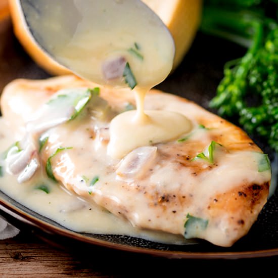 Creamy Champagne Chicken - Recipe photo by sprinkles and sprouts
