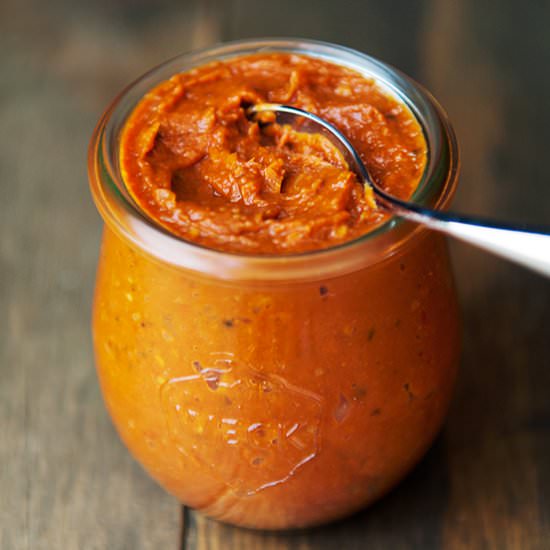 Slow-Roasted Tomato Paste - Recipe photo by kaweah