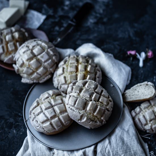 Purple Yam Pineapple Buns - Recipe photo by ashortgirlsfeast