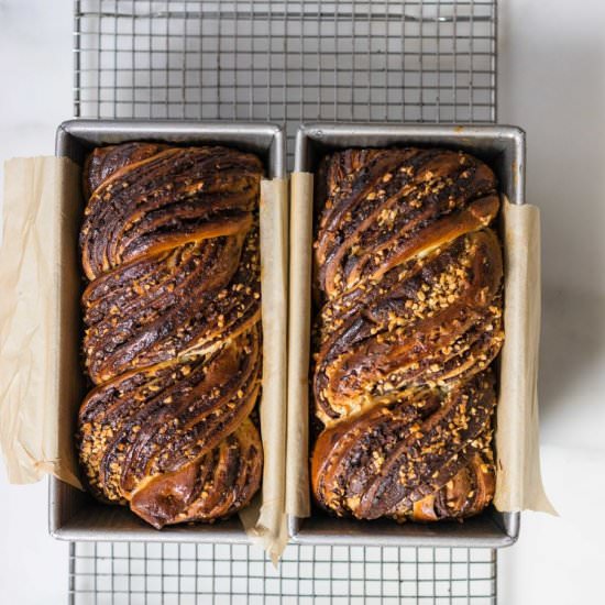 Chocolate Hazelnut Babka - Recipe photo by cloudykitchen