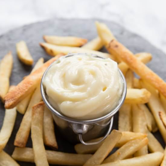 Roasted Garlic Aioli - Recipe photo by dontgobaconmyheart