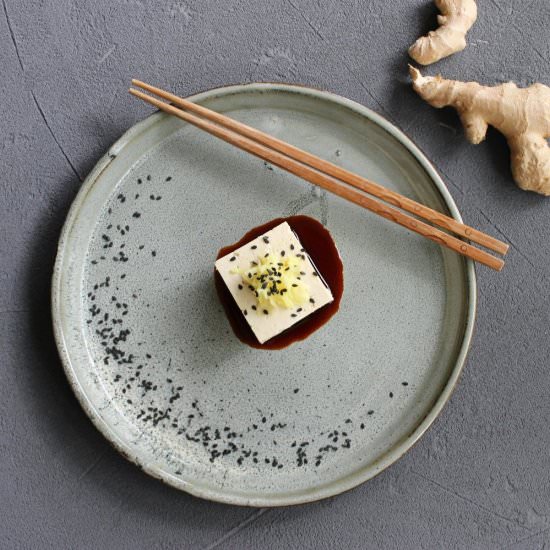 Cold tofu salad (hiyayakko) - Recipe photo by Beloved Kitchen
