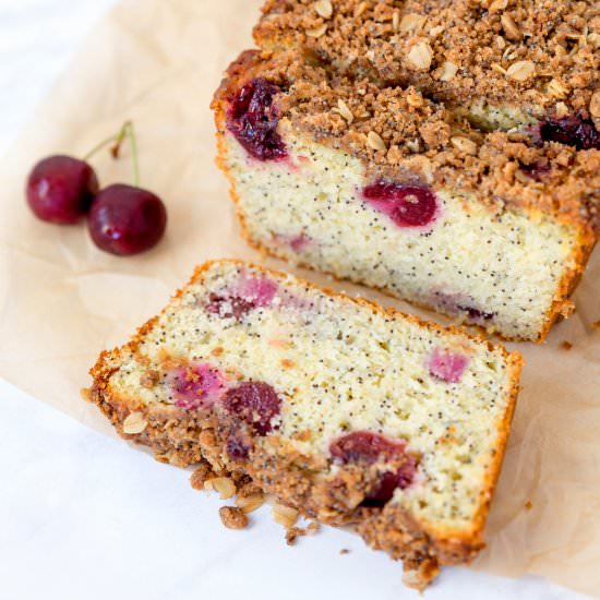 Cherry Poppy Seed Loaf - Recipe photo by Lip-SmackingFood
