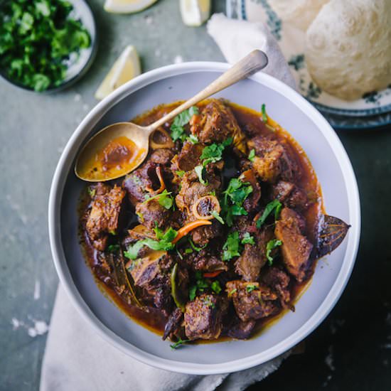 Kosha Mangsho | Spiced Slow Cooked Stew - Recipe photo by PlayfulCooking