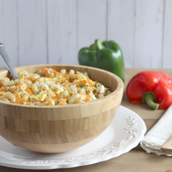 Everyone's Favorite Macaroni Salad - Recipe photo by The Honeycomb Home
