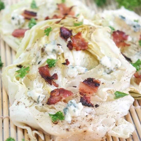 Grilled Cabbage Steaks - Recipe photo by littlebitrecipes