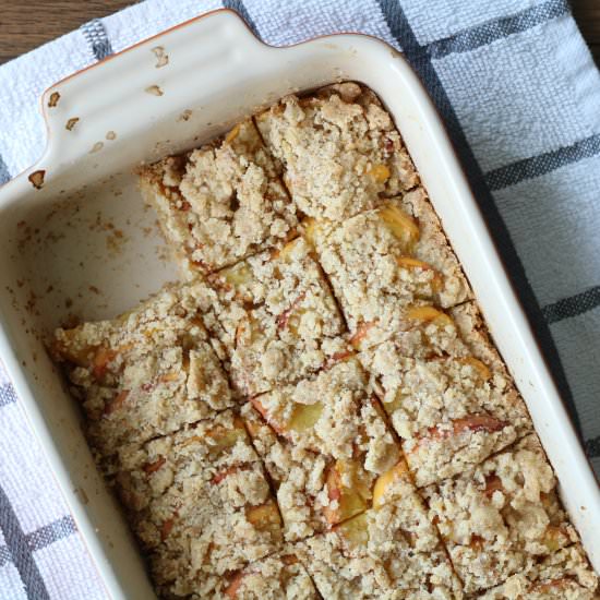 Peach Shortbread - Recipe photo by adashofzest