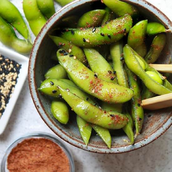Spicy Edamame - Recipe photo by asiancaucasian