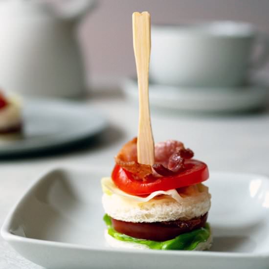 BLT Tea Sandwich - Recipe photo by ohhowcivilized