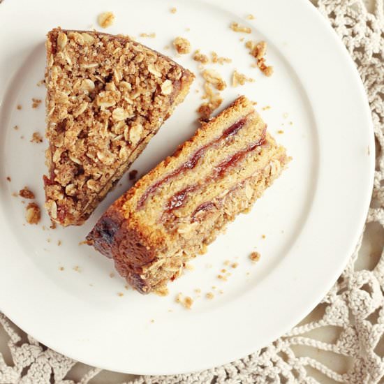 Yeasted Plum Coffee Cake - Recipe photo by Aparna