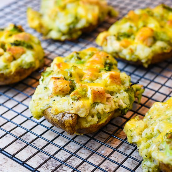 Broccoli Cheese Twice Baked Potato - Recipe photo by dudethatcookz