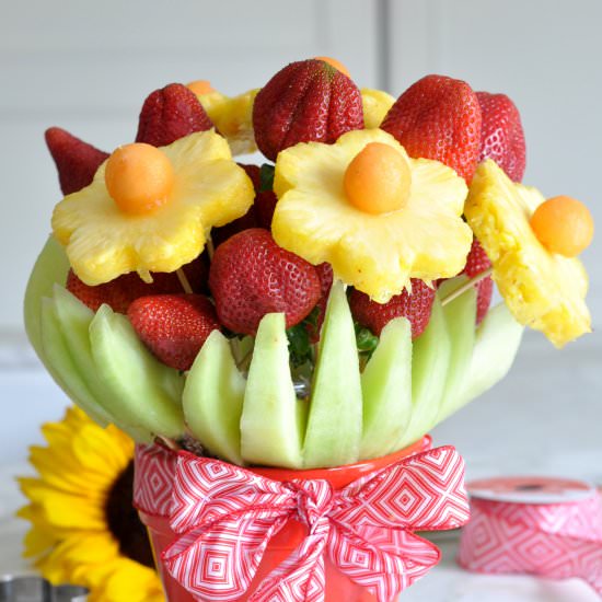 Edible Fruit Bouquet - Recipe photo by Cooking With Manuela