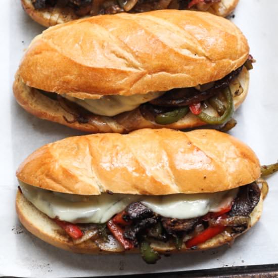 Mushroom Philly Cheesesteak - Recipe photo by Homemade Nutrition