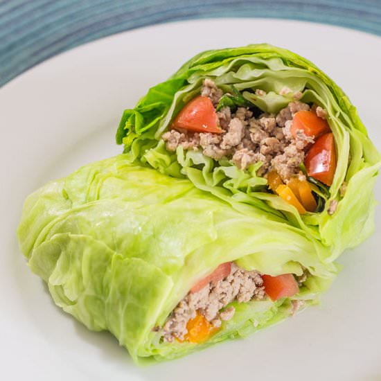 Ground Turkey Stuffed Cabbage Wraps - Recipe photo by recipecritique