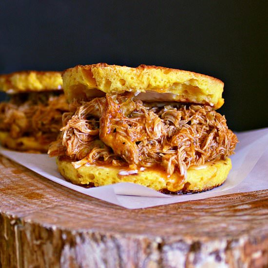 Low Carb Slow Cooker Pulled Chicken - Recipe photo by mamabearscookbook