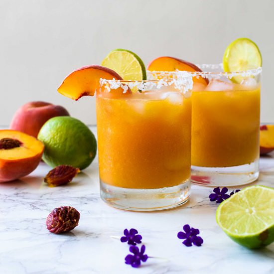 Peach Margarita - Recipe photo by pepperdelight