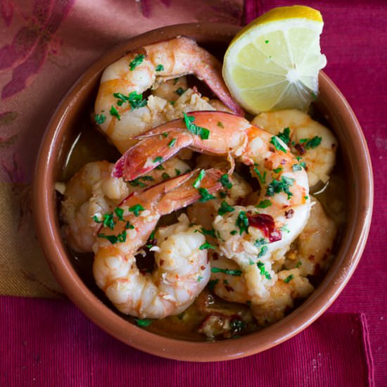 Spanish Garlic Shrimp - Recipe photo by Gday Souffle