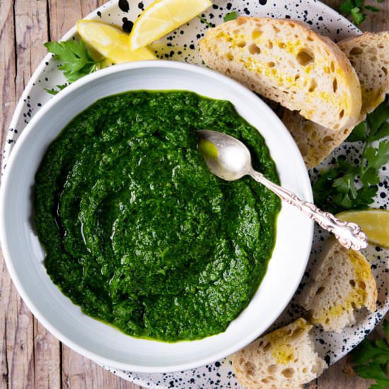 Parsley Pesto - Recipe photo by Inside the rustic kitchen