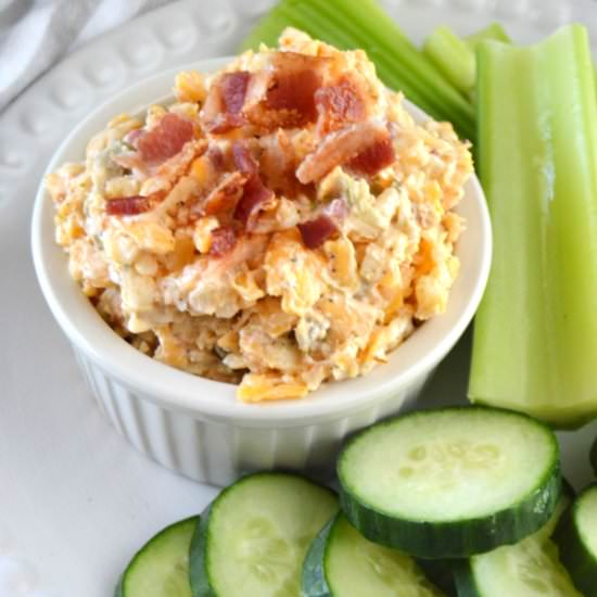 Jalapeno Popper Pimento Cheese - Recipe photo by texasgranolagirl