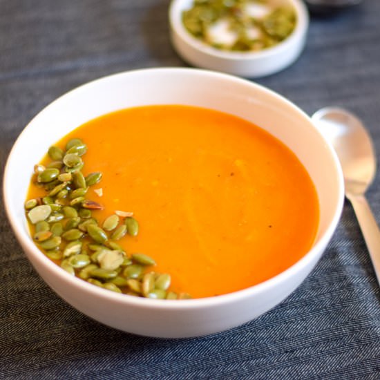 Instant Pot Butternut Squash Soup - Recipe photo by forwardeats