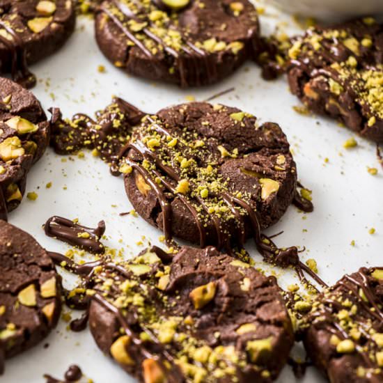 Chocolate Pistachio Cookies - Recipe photo by sugarsaltmagic