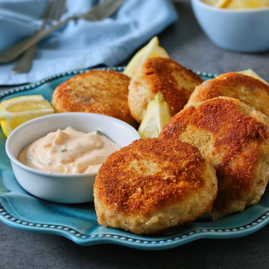 Coconut crumbed fish cakes - Recipe photo by vanillafrost4