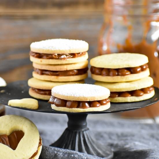 Alfajores – Dulce de Leche Cookies - Recipe photo by casablancacooks
