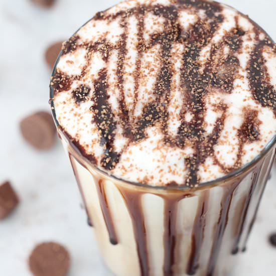 Peanut Butter Cup Latte - Recipe photo by Lydi Out Loud
