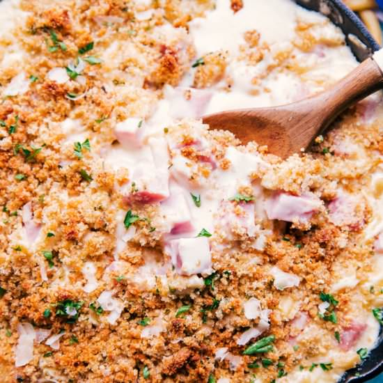Baked Ham and Cheese Pasta Casserole - Recipe photo by The Food Cafe