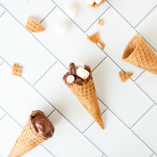 Best Rocky Road Ice Cream - Recipe photo by Chew This Up