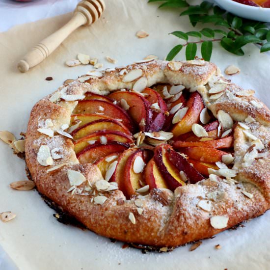 Peach Galette - Recipe photo by Dels cooking twist